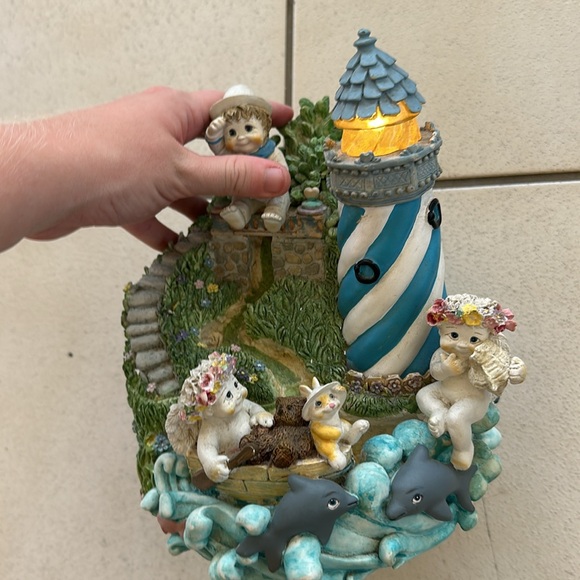 Dreamsicles by Berkeley Designs Musical Water Fountain "SEA FOUNTAIN" Lighthouse - Picture 1 of 6